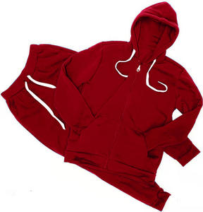 Sudadera con capucha de punto para hombre, traje de chándal de dos piezas de proveedor OEM de tela transpirable, traje de fitness personalizado informal para hombres - Product Image 3