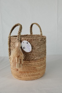 ตะกร้าเก็บหญ้าทะเล2ใบทรงสี่เหลี่ยมผืนผ้าสวยงามยืดหยุ่นได้สำหรับใช้ในบ้านผลิตจากเวียดนาม - Product Image 6