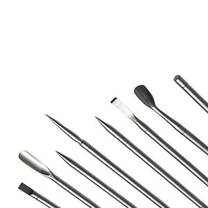 Pousse-cuticules professionnel à double tête, haute qualité, durable, en acier inoxydable, outil de salon de beauté, élimination des peaux mortes, russe - Product Image 2