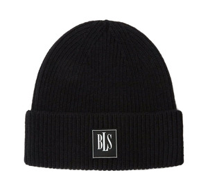 Gorros de punto de invierno cálidos negros lisos para esquiar, gorros 100% acrílicos de alta calidad con logotipo personalizado, gorros al por mayor, gorros suaves - Product Image 1