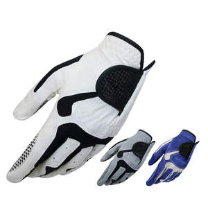 Gants de golf sportifs en cuir véritable de style moderne, doigts complets, légers, impression de logo personnalisée, adhérence antidérapante, imperméables, prix raisonnable - Product Image 2