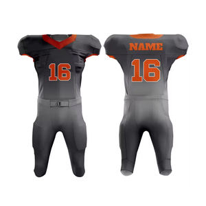 Venta al por mayor ropa de entrenamiento uniforme de fútbol americano hecho en Pakistán manga corta diseño personalizado uniforme de fútbol - Product Image 4