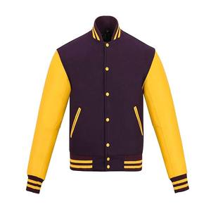 Veste universitaire personnalisée de haute qualité avec logo-Veste Letterman en laine pour hommes - Product Image 4