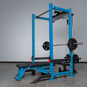 Rack de Potencia Reforzado 3x3, Construcción de Acero Calibre 11, Bancos y Racks Duraderos - Product Image 1