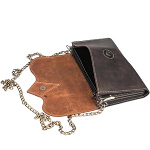 Vente en gros de sac à bandoulière pour femmes sac en cuir véritable de haute qualité pour femmes sac à main tendance personnalisé sac vintage marron pour femmes - Product Image 5