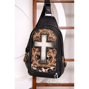 Sac à bandoulière en cuir de vachette véritable, style western, tendance, pour voyage, sac à bandoulière, fourrure de vache, facile à transporter - Product Image 1