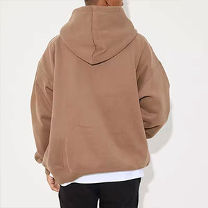 Sweats à capuche pour hommes 100% coton surdimensionné en éponge française sweats à capuche solides broderie sweats à capuche thermiques lourds à vendre - Product Image 6