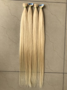 100% sin procesar de la cutícula alineados Natural camboyano del pelo del templo indio recto 613 Color cinta en extensiones de cabello humano - Product Image 2