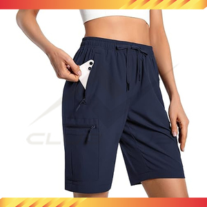 Haute qualité été mode léger Yoga Shorts dames Sport décontracté respirant séchage rapide athlétique Spandex/Nylon fermeture éclair - Product Image 3