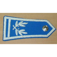 Epaulettes Personalizables de Algodón con Tachuelas Doradas, Adornos de Tela de Poliéster para Bandas de Marcha, Logotipo Personalizado de WOK Industries
