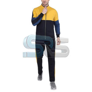 ชุดวิ่งออกกำลังกายของผู้ชายชุดวอร์มสองชิ้นทำจากผ้าฝ้าย100% ชุดกีฬาคุณภาพสูงสำหรับวิ่งฝึกซ้อมและยิมขายส่ง - Product Image 1