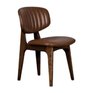 Eco-Friendly Dining Chairs with Wood Frame and Plush Foam Padding Modern Design for Restaurants Villas & Parks - Product Image 2