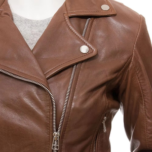 Vestes tendance pour femmes, nouvelle collection, cuir véritable, légères, coupe-vent, tissu satiné, respirantes, pour une utilisation toute l'année - Product Image 6