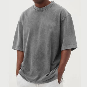 เสื้อทีเชิ้ตผู้ชายผ้าคอตตอนโอเวอร์ไซส์ผ้าคอตตอนโอเวอร์ไซส์ผ้า100% แนวสตรีทแวร์แนวสตรีทแวร์ผ้าคอตตอนโอเวอร์ไซส์ - Product Image 1