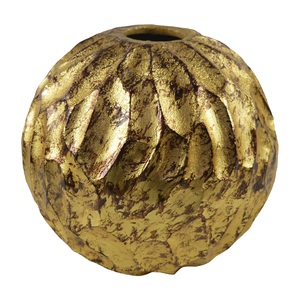 Jarrones en forma de concha, florero decorativo de Metal dorado, acento de mesa de centro para decoración de hogar u oficina al precio más bajo - Product Image 5