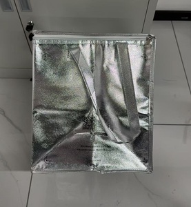 Durable Thermal Insulated Non-Woven Cooler Bag with Zipper Closure Foldable Design Portable & Easy to Carry - Product Image 2