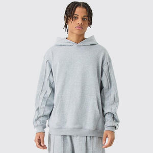 Chándal Vintage con Parche Desgastado para Hombre, Conjunto de Chándal con Capucha y Llamarada, Ropa de Calle, Lavado con Ácido, Sun Fade - Product Image 2