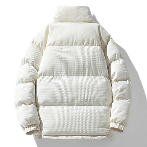 Veste matelassée à capuche respirante personnalisable pour homme avec logo frontal, rembourrage en polyester, vêtements d'extérieur - Product Image 2