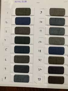 Tela de Traje de Lana Suave, Estilo Liso de Punto Grueso, Material de Poliéster, Teñido Liso para Prendas para Niños y Niñas - Product Image 4