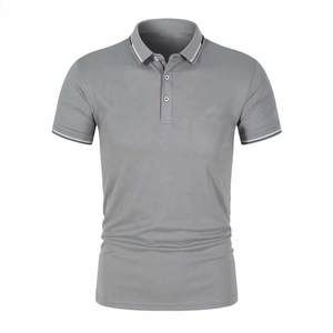 Último patrón sólido de la empresa de diseño personalizado para Polos de secado rápido 100% algodón camisa de golf venta superior - Product Image 3