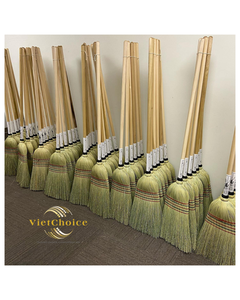 Balai à long manche en plastique à poils durables de qualité supérieure, à prix promotionnel d'usine, pour usage domestique traditionnel - Product Image 4