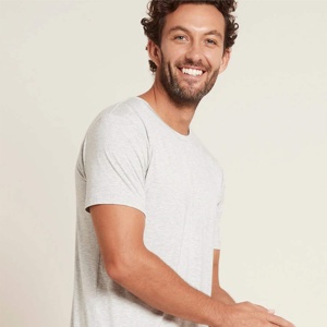 Camisetas de poliéster 100% para hombre, ropa de calle de gran tamaño elástica suave, camisetas informales de manga corta para gimnasio - Product Image 2