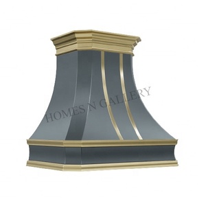 Dernière vente en vogue plusieurs couleurs en acier inoxydable cheminée murale hotte colorée et île de cuisine cheminée moderne - Product Image 1