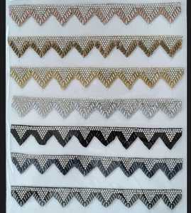 Encajes de Organza 100% Algodón Hechos a Medida, de una Sola Cara, Ecológicos, Bordados a Máquina, Varios Diseños, Siete Colores para - Product Image 2