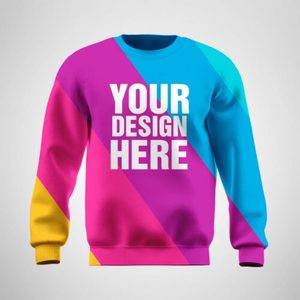 Sweat-shirt surdimensionné à sublimation Sweat-shirt à capuche personnalisé Sweat-shirt d'hiver de haute qualité avec logo et impression Échantillon gratuit - Product Image 3