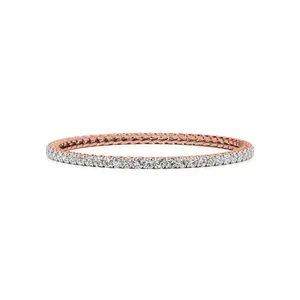 กำไลข้อมือเพชร-ดีไซน์หรูหราเปล่งประกายสำหรับผู้หญิง - Product Image 1