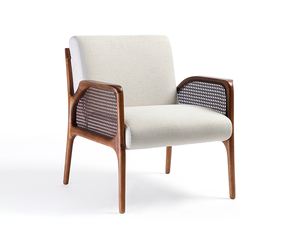 Contemporary Classic Wood Finish <b>Chair</b> with Well-<b>Padded</b> Seating Elegantly Designed for Living Room or Hotel - Product Image 5