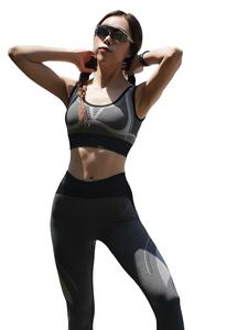 1 pièce Soutien-gorge de sport sans couture pour femme, grande taille, style débardeur de yoga, avec coussinets amovibles, logo frontal, pour la course, style simple, sans armatures - Product Image 5