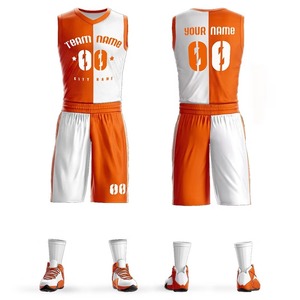 Tenues de basket-ball d'été OEM, ensembles respirants à séchage rapide, vêtements de sport pour hommes, vente en gros, impression par sublimation - Product Image 4