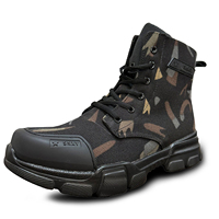Nouvelles chaussures décontractées fabriquées en Chine, chaussures en cuir et en toile tendance, bottes tactiques, chaussures de protection du travail