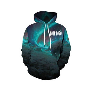 Sudaderas con capucha de sublimación para hombre de calidad superior invierno bordado poliéster/algodón diseño personalizado estilo de calle principal - Product Image 1