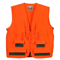 Gilet de chasse en montagne de qualité Super fantastique, chasse en forêt d'oiseaux Orange beau gilet de chasseur en montagne