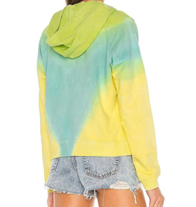 Alta calidad nueva moda transpirable mujeres Crop Top sudaderas con capucha al por mayor mujeres entrenamiento Crop Top Sudadera con capucha para la venta - Product Image 3