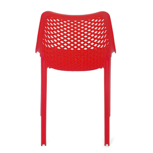 Silla sin brazos de plástico PP de acrílico transparente, moderna, cómoda y ligera para escuela, restaurante, comedor, dormitorio y uso al aire libre - Product Image 2