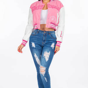 Blouson d'hiver pour femmes conçu sur mesure Respirant Imperméable Doublure en laine tricotée Streetwear Mode - Product Image 2