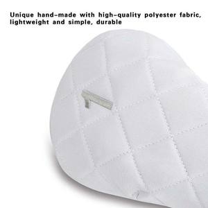 Housse de tête de club de golf durable à succès pour unisexe avec broderie de logo personnalisé, en cuir PU, fermeture éclair, coupe régulière, design élégant - Product Image 4