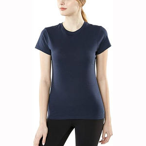 Camiseta de gimnasio OEM para hombre de alta calidad de secado rápido transpirable de manga corta para entrenamiento atlético Fitness Streetwear estilo Logo para verano - Product Image 4