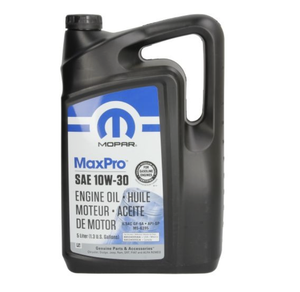 Lubrifiant automobile MOPAR anti-usure 10W30 SAE, lot de 3 bouteilles de 5 litres, origine américaine 68524001AA - Product Image 1