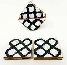 Dessous de verre rond en incrustation d'os meilleure qualité artisanat bois d'acacia et nacre sous-verres faits à la main bois boisson thé sous-verres - Product Image 2