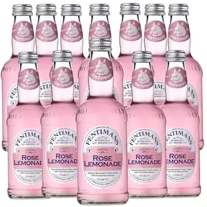 Fentimans Rose Lemonade 275ml Glass <b>Bottle</b> Wholesale Premium Soft Drink Supplier - Product Image 6
