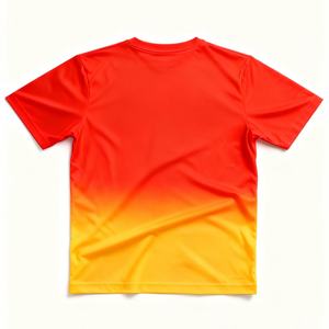 T-shirts de course à pied de marathon en gros, impression intégrale, personnalisés, 100% polyester, sublimation, impression 3D, séchage rapide, pour hommes - Product Image 5