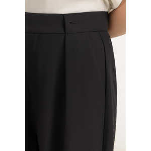 Pantalon en crêpe taille haute à jambes larges WM-TRC-SS26-606, style coupe droite printemps - Product Image 3