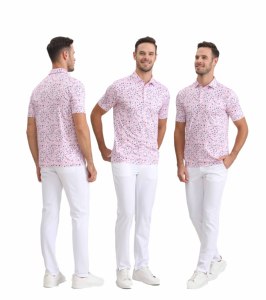 ... Camisa Polo de golf para hombre Diseño de manga corta con cuello perfecto para caminar deporte al aire libre y uso diario - Product Image 6