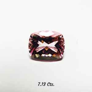 Exclusivo de moda genuino más raro encontrado calibrado tamaño 100% tierra natural minado facetado cojín corte Rosa morganita piedras preciosas OEM - Product Image 4
