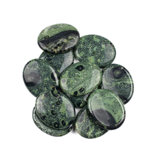 Pulgar piedra Kambaba jaspe piedra preocupación pulgar natural cristal curación piedra preciosa preocupación - Product Image 2