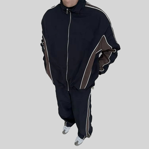 Custom <b>Jacket</b> Training Jogging Wear Windbreaker Waterproof <b>Zip</b> <b>up</b> <b>Jacket</b> Vintage Nylon Windbreaker Tracksuits for Men - Product Image 4
